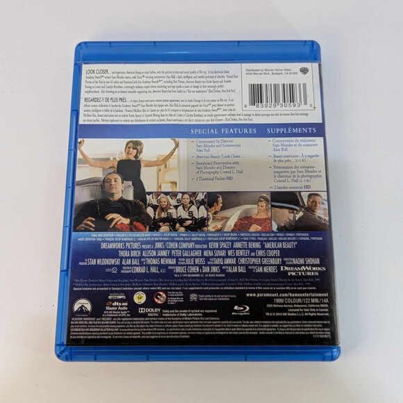 American Beauty *Blu-ray* 4 FOR $20 - Picture 2 of 2